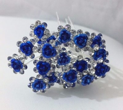 Floral Hair Pins in Many Colours - Image 6