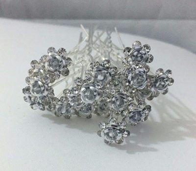 Floral Hair Pins in Many Colours - Image 5