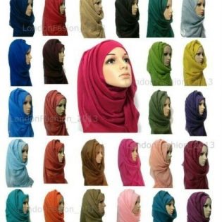 Plain Viscose Scarf