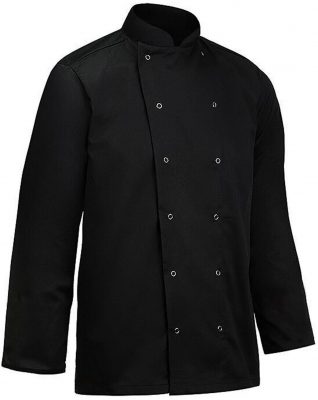 Chef Jacket White and Black - Image 2