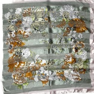 Printed Satin Square Scarf- Available in Many Colours