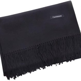 Cashmere Scarf (Black)