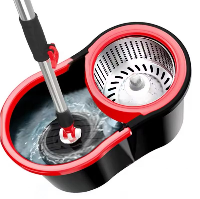 Microfibre Spin Mop Black - Image 2