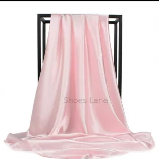 Satin Scarf Baby Pink (90 x 90 cm)