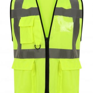 Hi Vis High Visibilty Vest Yellow