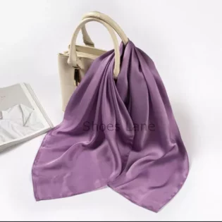 Satin Scarf Mauve (90 x 90 cm)