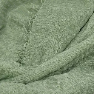 Pickle Green Crinkle Scarves (Pack of 12)