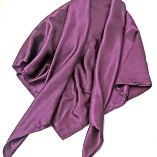 Satin Scarf Purple (90 x 90 cm)