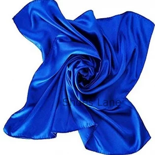Satin Scarf Royal Blue (90 x 90 cm)
