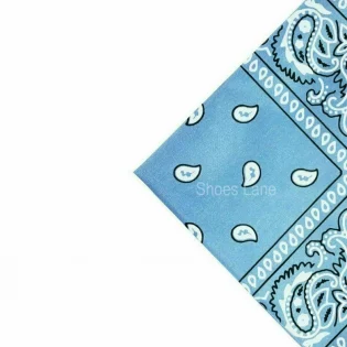 Sky Blue Paisley Bandana