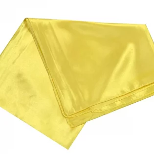 Satin Scarf Yellow (90 x 90 cm)