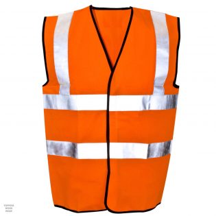 Hi Vis High Visibilty Vest Orange