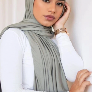 Jersey Scarf Bottle Green