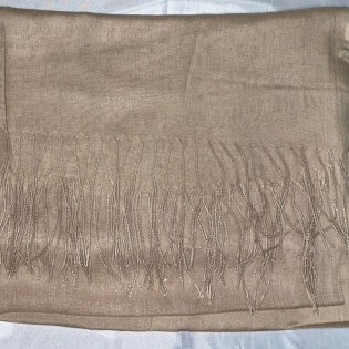 Polyester Scarf Cream