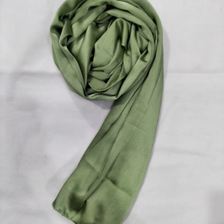 Chiffon Crape Scarf Fern Green
