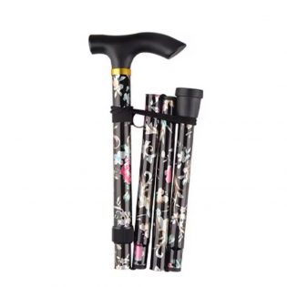 Foldable Floral Walking Stick