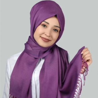 Polyester Scarf Purple
