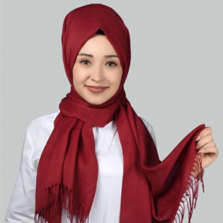 Polyester Scarf Red