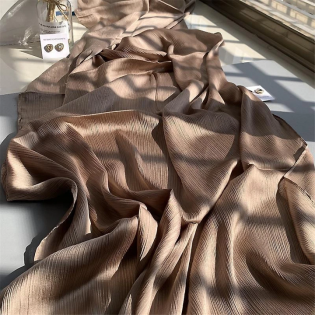 Chiffon Crape Scarf Sand