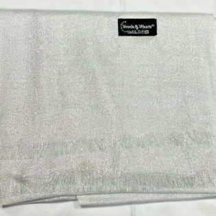 Shimmer Scarf White