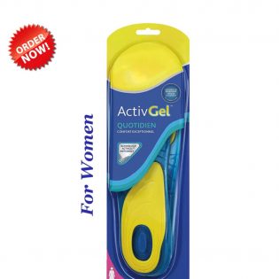 Gel Activ Everyday Shock Absorption Insole Women Comfortable Daily Wear UK 38-42