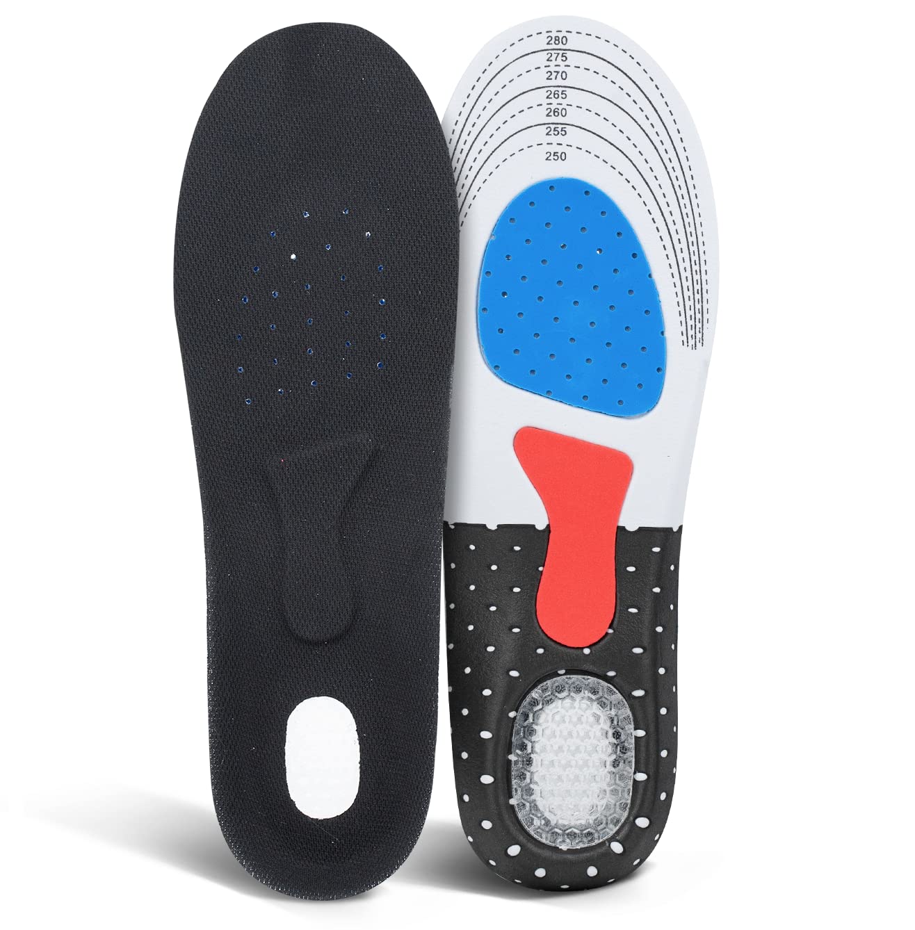 Heavy Duty Shoe Men Insole Orthotic Foot Arthritis Pain relief Non Slip Gasket